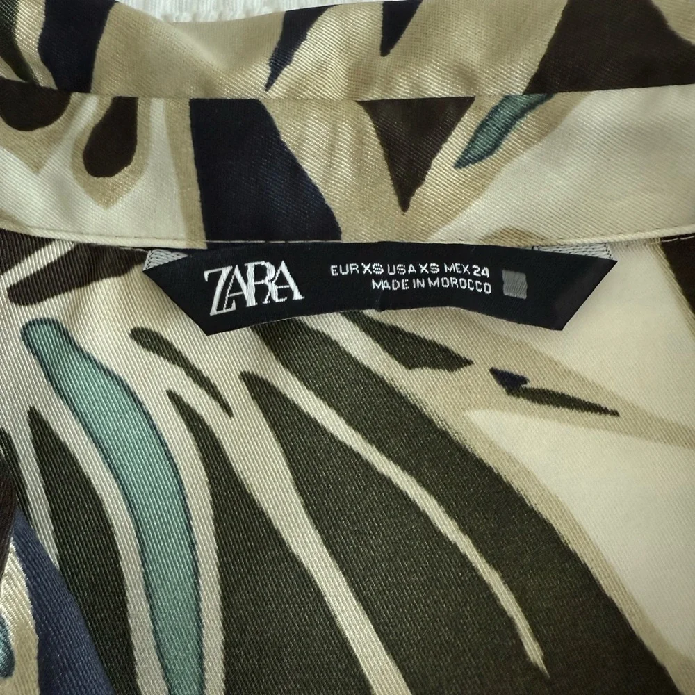 Zara Floral Print Women's Top - Picture 5 of 5
